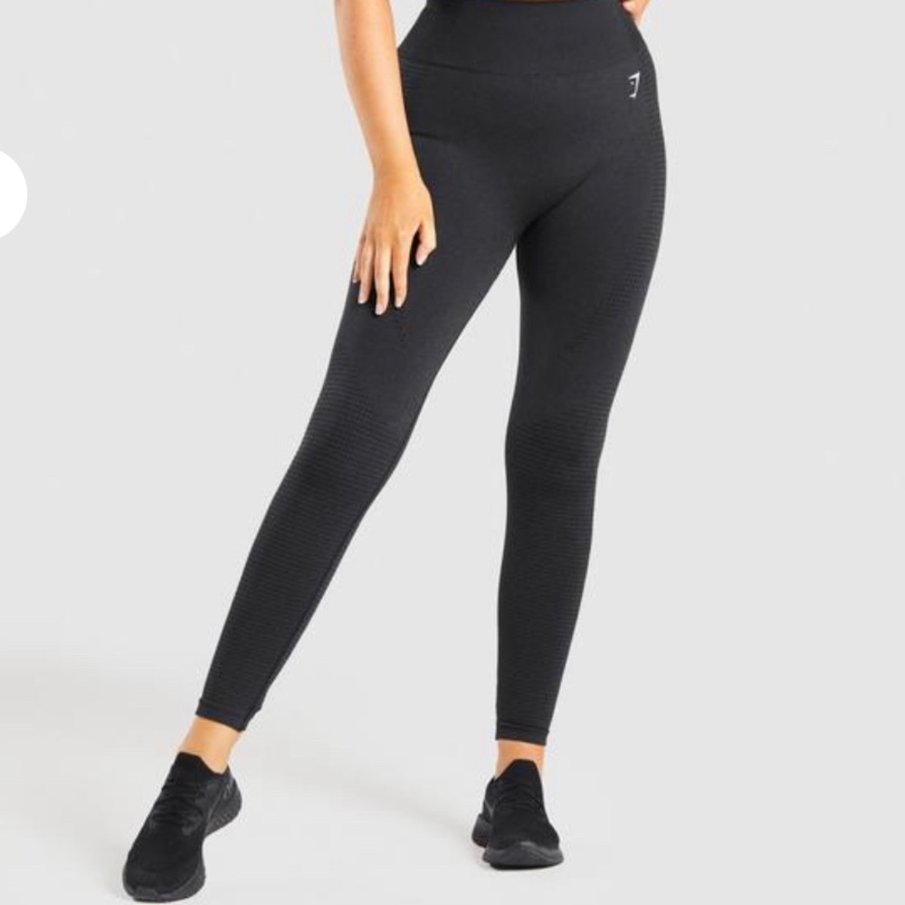 Gymshark Vital Seamless Leggings - Black Marl
